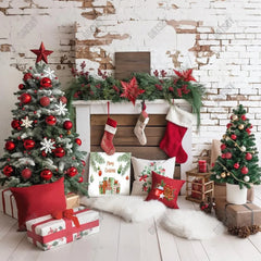 Gatsby Merry Christmas Morning Photography Backdrop Gbsx-00709 - Gatsby Backdrop