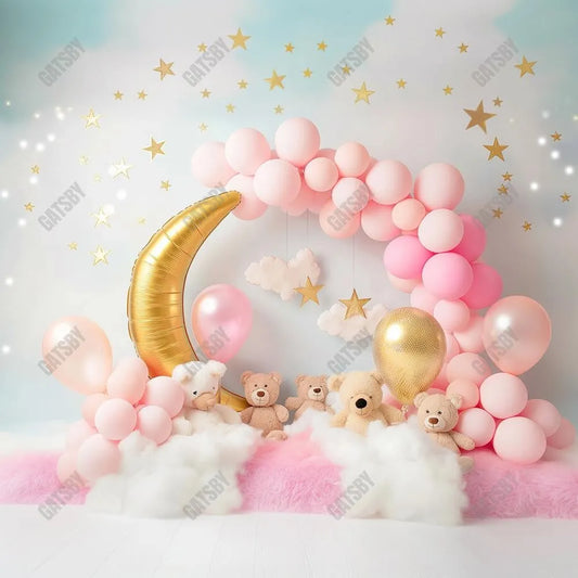 Gatsby Moon And Stars Photography Backdrop Gbsx-00478 - Gatsby Backdrop