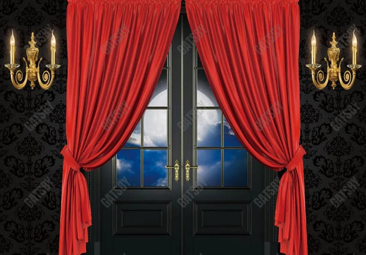 Gatsby Moon Night Door Photography Backdrop Gbsx-00830 - Gatsby Backdrop