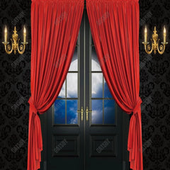 Gatsby Moon Night Door Photography Backdrop Gbsx-00830 - Gatsby Backdrop