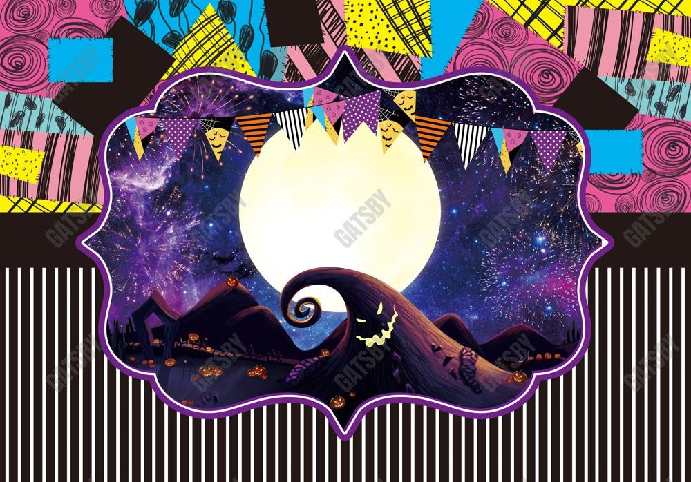 Gatsby Nightmare Baby Shower Photography Backdrop GBSX-00160 - Gatsby Backdrop