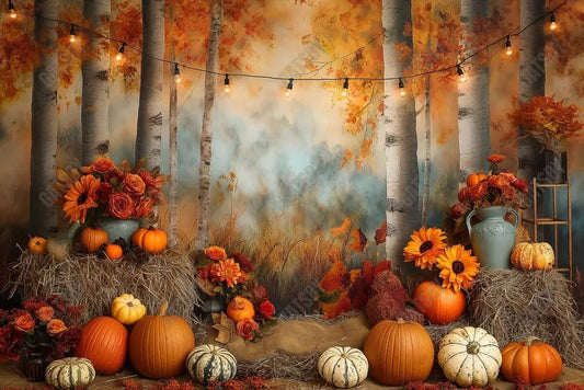 Gatsby Orange You A Pumpkin Photography Backdrop Gbsx-00433 - Gatsby Backdrop