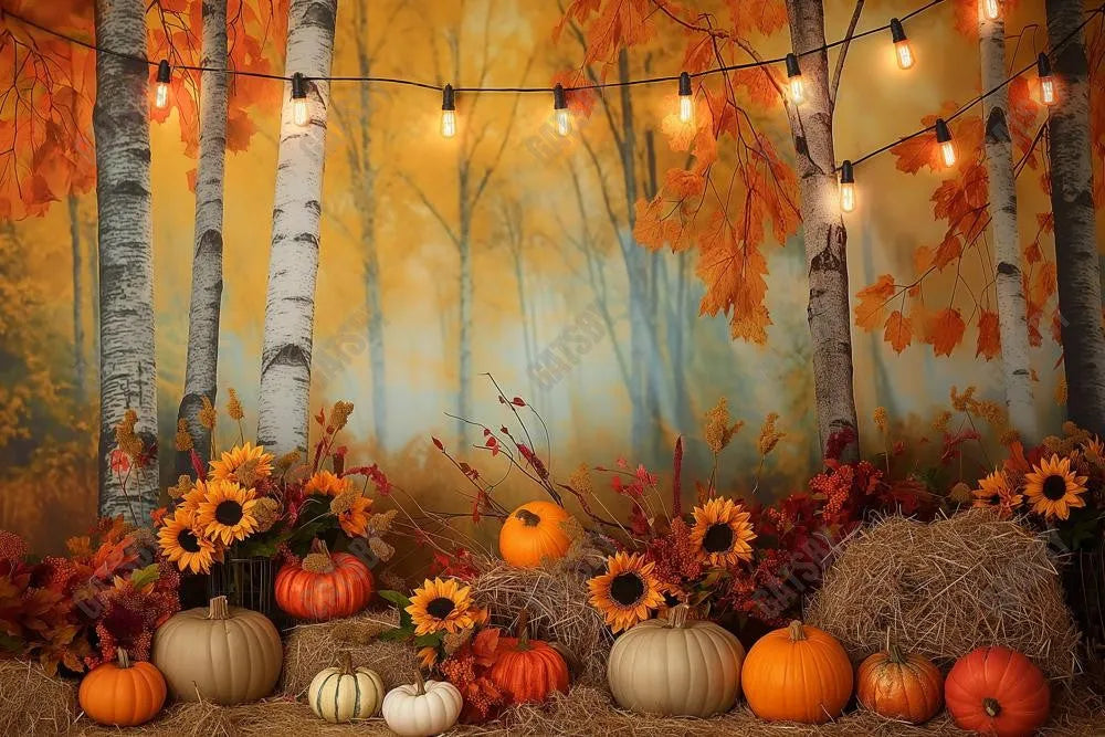 Gatsby Orange You A Pumpkin Photography Backdrop Gbsx-00434 - Gatsby Backdrop