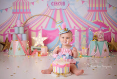 Gatsby Pink Circus Carnival Photography Backdrop Gbsx-00884 - Gatsby Backdrop