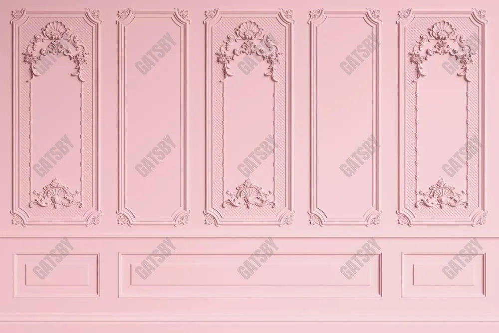 Gatsby Pink Retro Wall Photography Backdrop Gbsx-00641 - Gatsby Backdrop