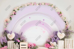 Gatsby Purple Rainbow Arches Photography Backdrop Gbsx-00479 - Gatsby Backdrop