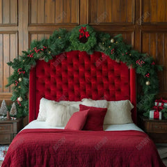 Gatsby Red At Midnight Queen Headboard Photography Backdrop Gbsx-01003 - Gatsby Backdrop