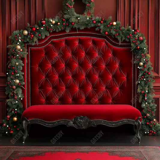 Gatsby Red At Midnight Queen Headboard Photography Backdrop Gbsx-01004 - Gatsby Backdrop