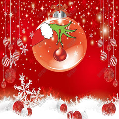 Gatsby Red Christmas Photography Backdrop Gbsx-00832 - Gatsby Backdrop