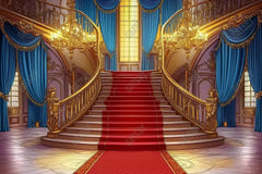 Gatsby Royal Castle Staircase Photography Backdrop Gbsx-01057 - Gatsby Backdrop