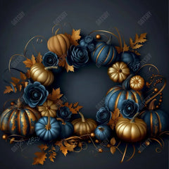 Gatsby Royal Pumpkin Arch Photography Backdrop Gbsx-00558 - Gatsby Backdrop