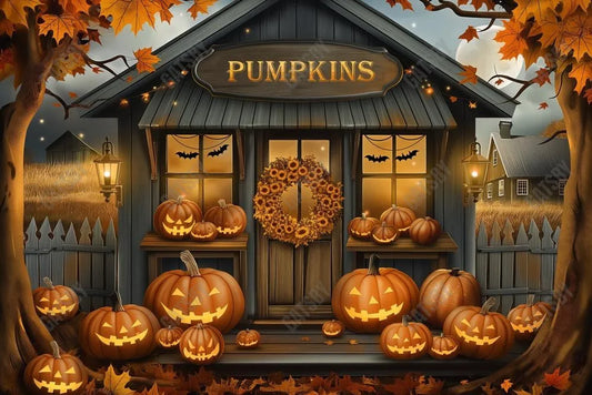 Gatsby Rustic Pumpkin Patch Photography Backdrop Gbsx-00793 - Gatsby Backdrop