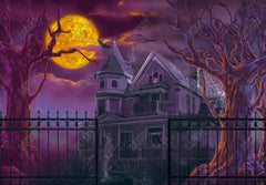 Gatsby Scary Halloween Haunted House Photography Backdrop Gbsx-00665 - Gatsby Backdrop