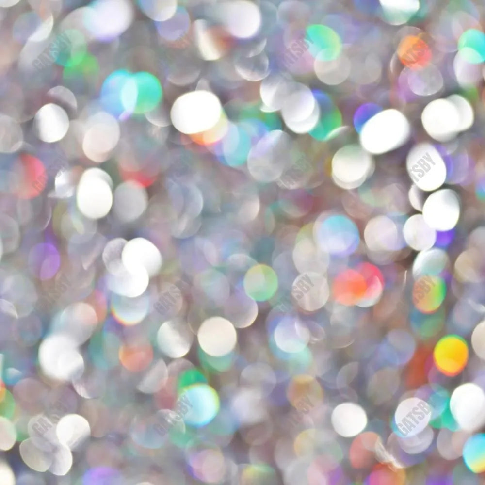 Gatsby Silver Bokeh Dot Photography Backdrop Gbsx-00718 - Gatsby Backdrop