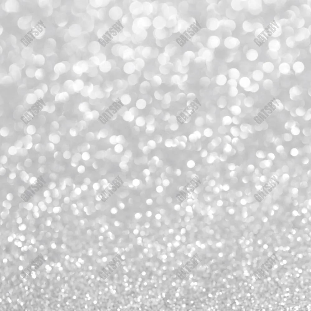 Gatsby Silver Bokeh Spots Photography Backdrop Gbsx-00487 - Gatsby Backdrop