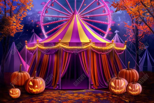 Gatsby Spooktacular Circus Photography Backdrop Gbsx-00851 - Gatsby Backdrop