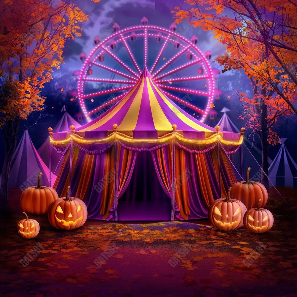 Gatsby Spooktacular Circus Photography Backdrop Gbsx-00851 - Gatsby Backdrop