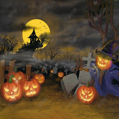 Gatsby Spooky Graveyard Photography Backdrop Gbsx-00593 - Gatsby Backdrop