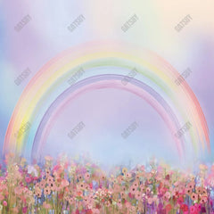 Gatsby Spring Rainbow Floral Photography Backdrop Gbsx-00680 - Gatsby Backdrop