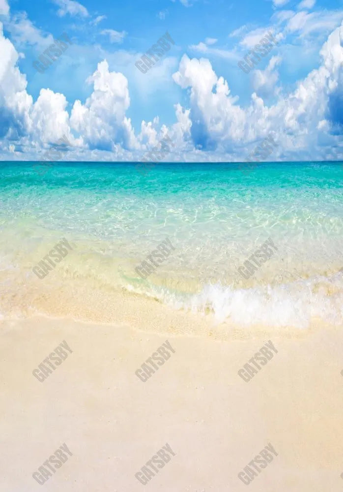 Gatsby Summer Beach Photography Backdrop Gbsx-00349 - Gatsby Backdrop