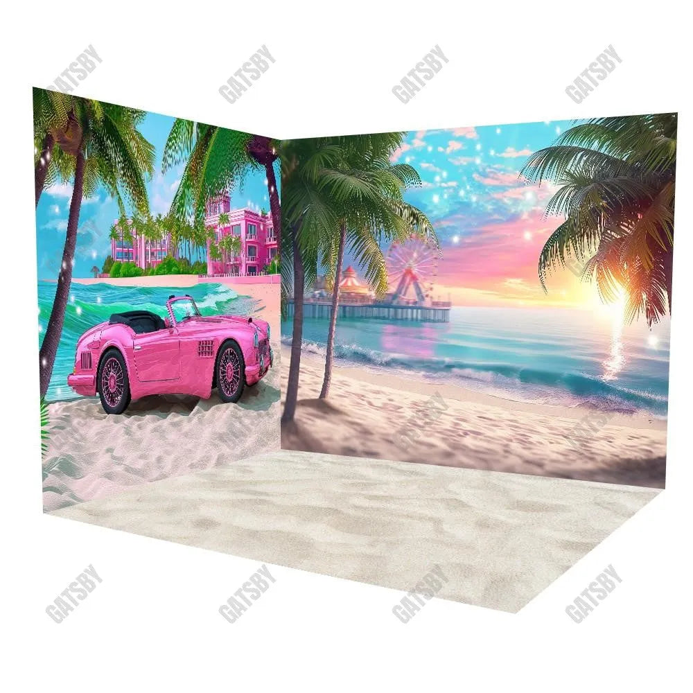 Gatsby Summer Beach Seaside Room Set Backdrop Ym8T-B0258&GBSX-00320&YM8C-B0489 - Gatsby Backdrop