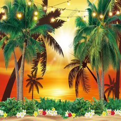 Gatsby Summer Beach Sunset Photography Backdrop Gbsx-00486 - Gatsby Backdrop