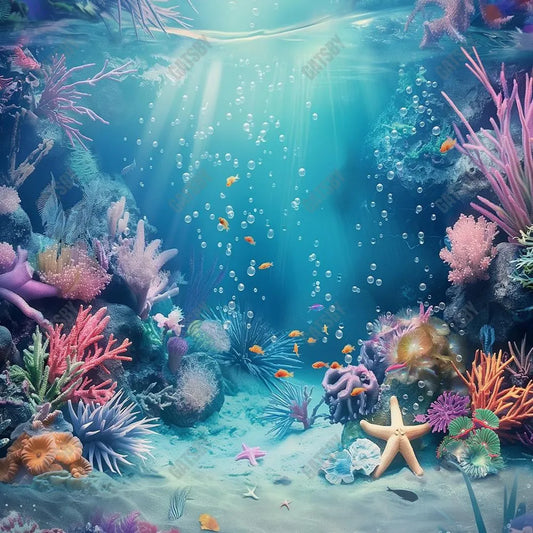 Gatsby Summer Underwater World Photography Backdrop Gbsx-00387 - Gatsby Backdrop