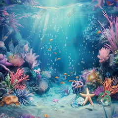 Gatsby Summer Underwater World Photography Backdrop Gbsx-00387 - Gatsby Backdrop