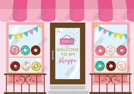 Gatsby Sweet Donut Shop Photography Backdrop Gbsx-00828 - Gatsby Backdrop