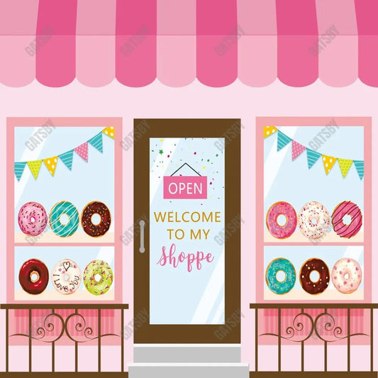 Gatsby Sweet Donut Shop Photography Backdrop Gbsx-00828 - Gatsby Backdrop