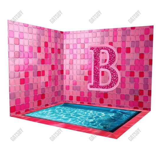 Gatsby Swimming Pool Party Room Set Backdrop Gbsx-00405&Ym8G-B0490&Gbsx-00308 - Gatsby Backdrop