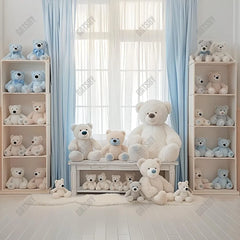 Gatsby Teddies Window Room Photography Backdrop Gbsx-00464 - Gatsby Backdrop