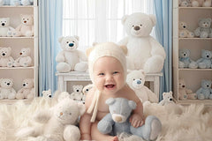 Gatsby Teddies Window Room Photography Backdrop Gbsx-00464 - Gatsby Backdrop