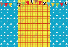 Gatsby Toy Theme Cake Smash Photography Backdrop Gbsx-00927 - Gatsby Backdrop