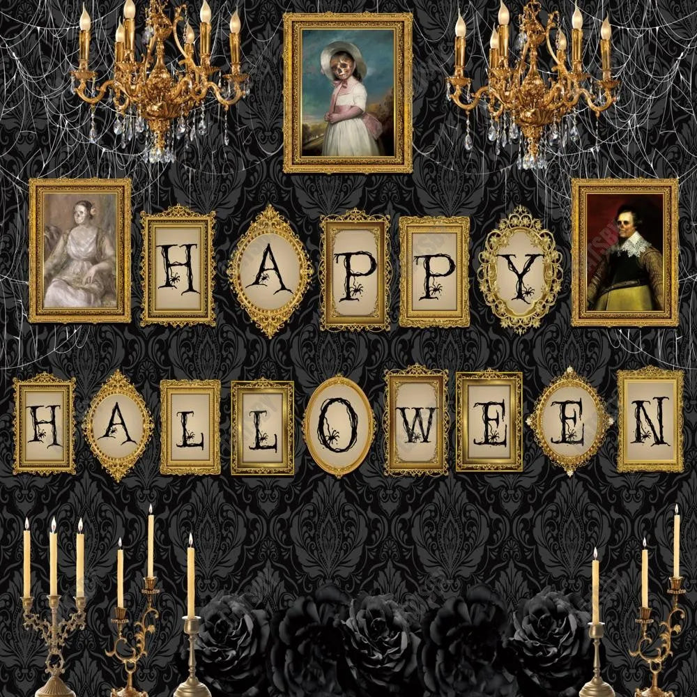 Gatsby Vintage Happy Halloween Photography Backdrop Gbsx-00249 - Gatsby Backdrop