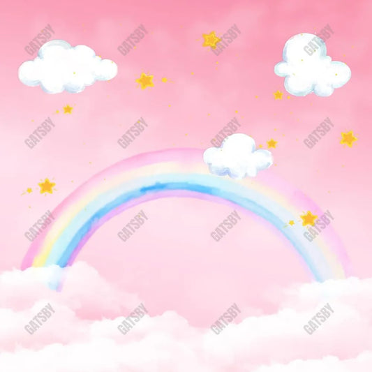 Gatsby Watercolor Rainbow Sky Photography Backdrop Gbsx-00413 - Gatsby Backdrop