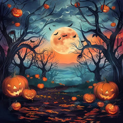 Gatsby Whimsical Halloween Forest Photography Backdrop Gbsx-00991 - Gatsby Backdrop