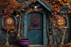 Gatsby Witch Country Cottage Photography Backdrop Gbsx-00888 - Gatsby Backdrop