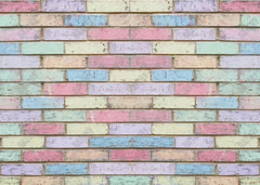 Graffiti Colourful Brick Wall Backdrop - Gatsby Backdrop