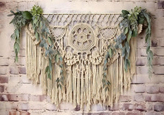 Greenery Boho Macrame Backdrop - Gatsby Backdrop