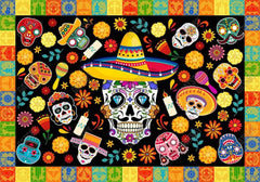 Halloween Day of the Dead Theme Party Backdrop - Gatsby Backdrop