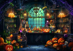 Halloween Witches Brewing Kitchen Backdrop - Gatsby Backdrop