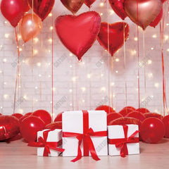 Heart Ballloons Photography Backdrop GBSX-99792 - Gatsby Backdrop