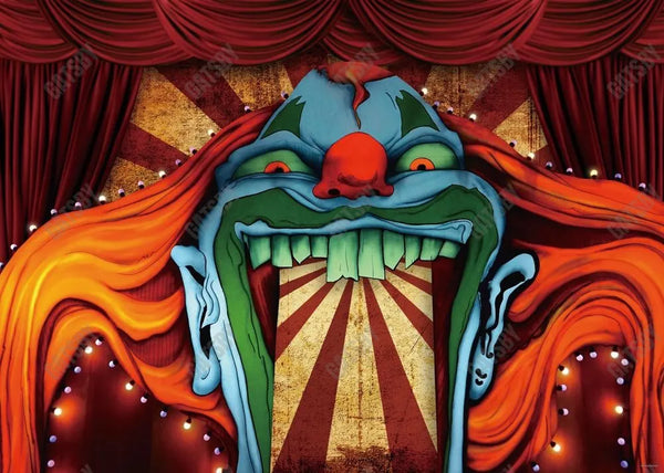Scary Gatsy Horror Circus Theme Halloween Backdrop – Gatsby Backdrop