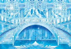 Ice Castle Photography Backdrop GBSX-99793 - Gatsby Backdrop