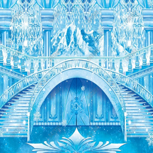 Ice Castle Photography Backdrop GBSX-99793 - Gatsby Backdrop