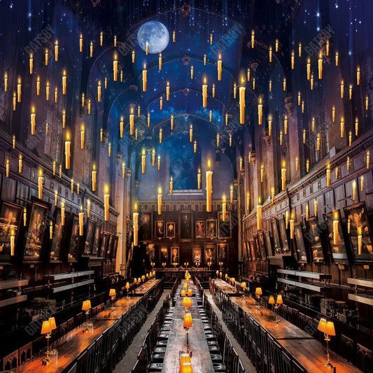 Magic Wizarding Dining Hall Photography Backdrop GBSX-99811 - Gatsby Backdrop