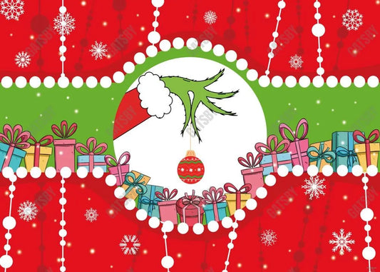 Merry Christmas Party Backdrop - Gatsby Backdrop