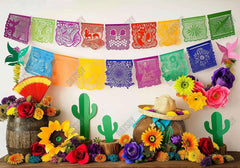 Mexician Fiesta Cake Smash Photography Backdrop GBSX-99820 - Gatsby Backdrop