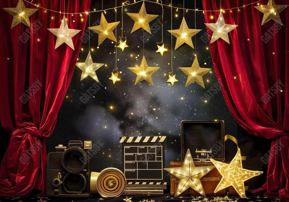 Movie Night Photography Backdrop GBSX-99830 - Gatsby Backdrop